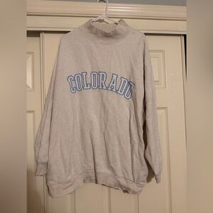 Aerie Colorado mockneck Pullover Sweatshirt